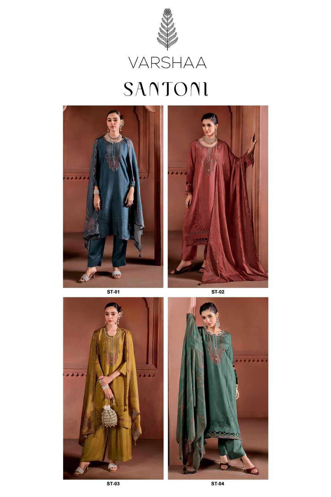Varsha santoni ladies suits wholesalers