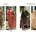 Simar Samhita pure organza aura digital print and handwork
