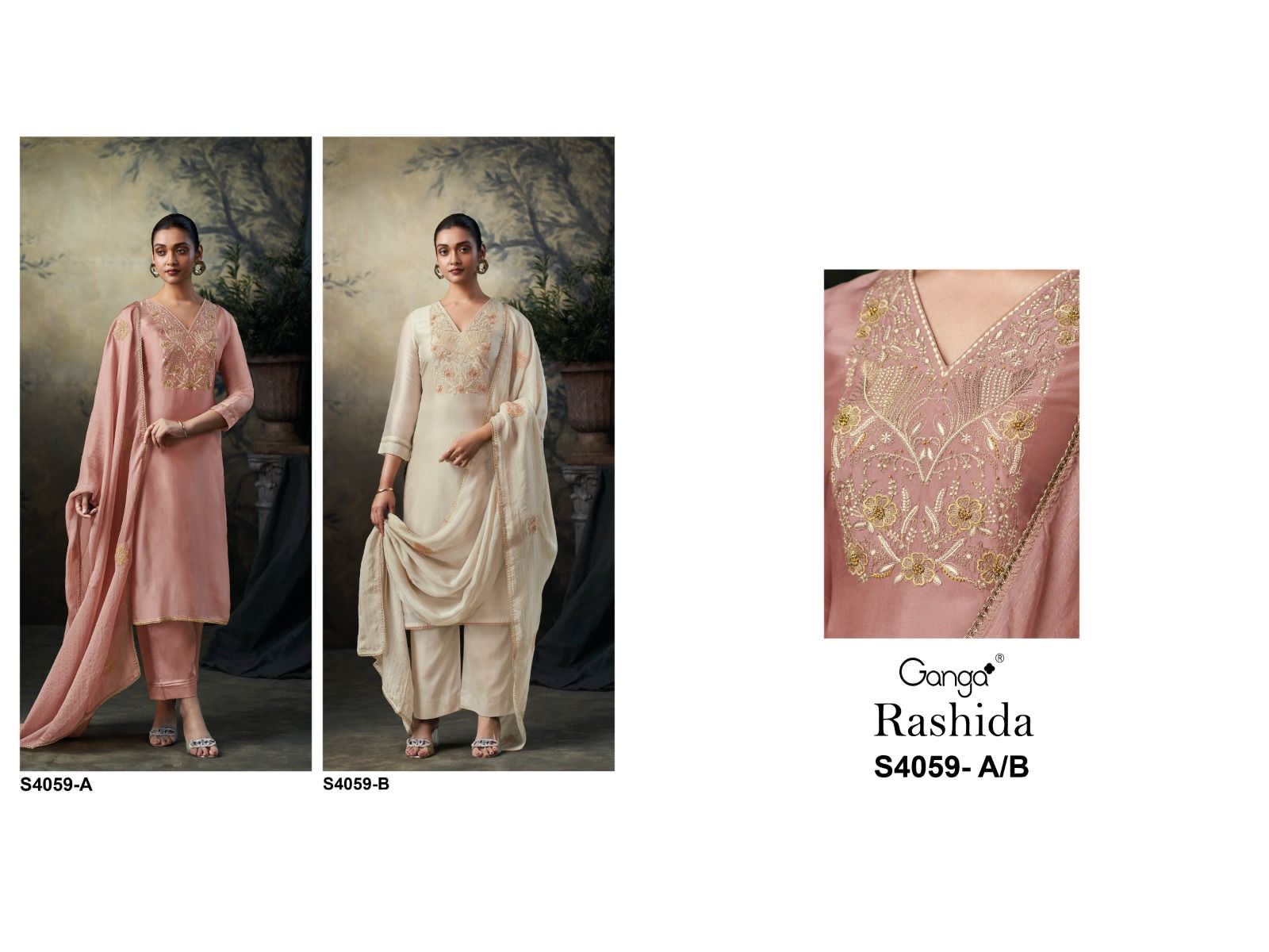 Ganga Rashida 4059 Ladies suits wholesalers