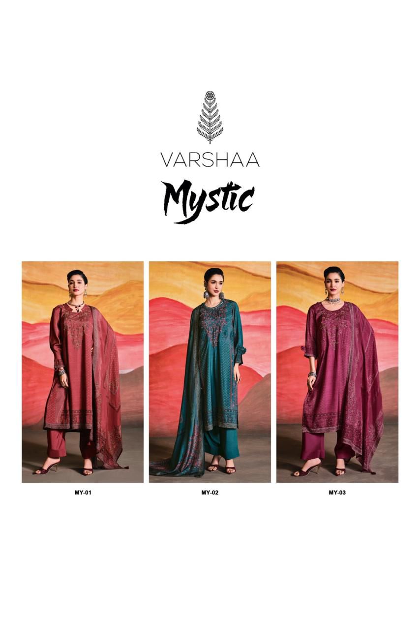 Varsha mystic viscose muslin digital printed