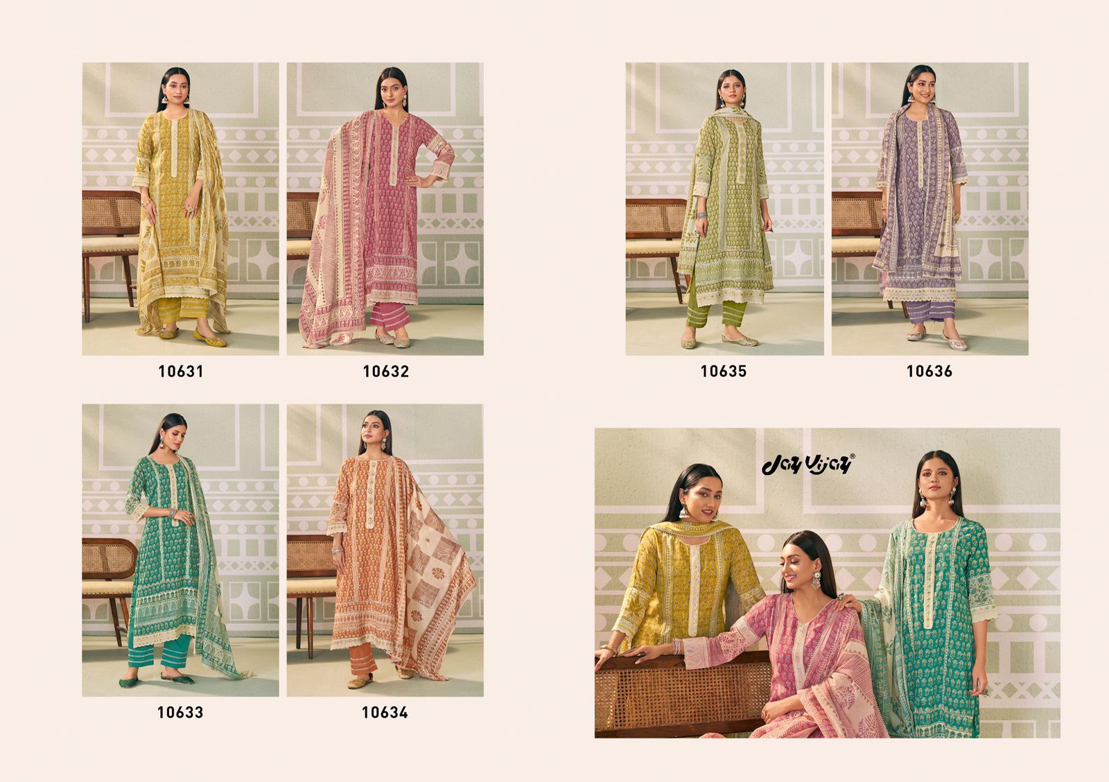 Jay vijay motifs pure mal mal cotton hand block