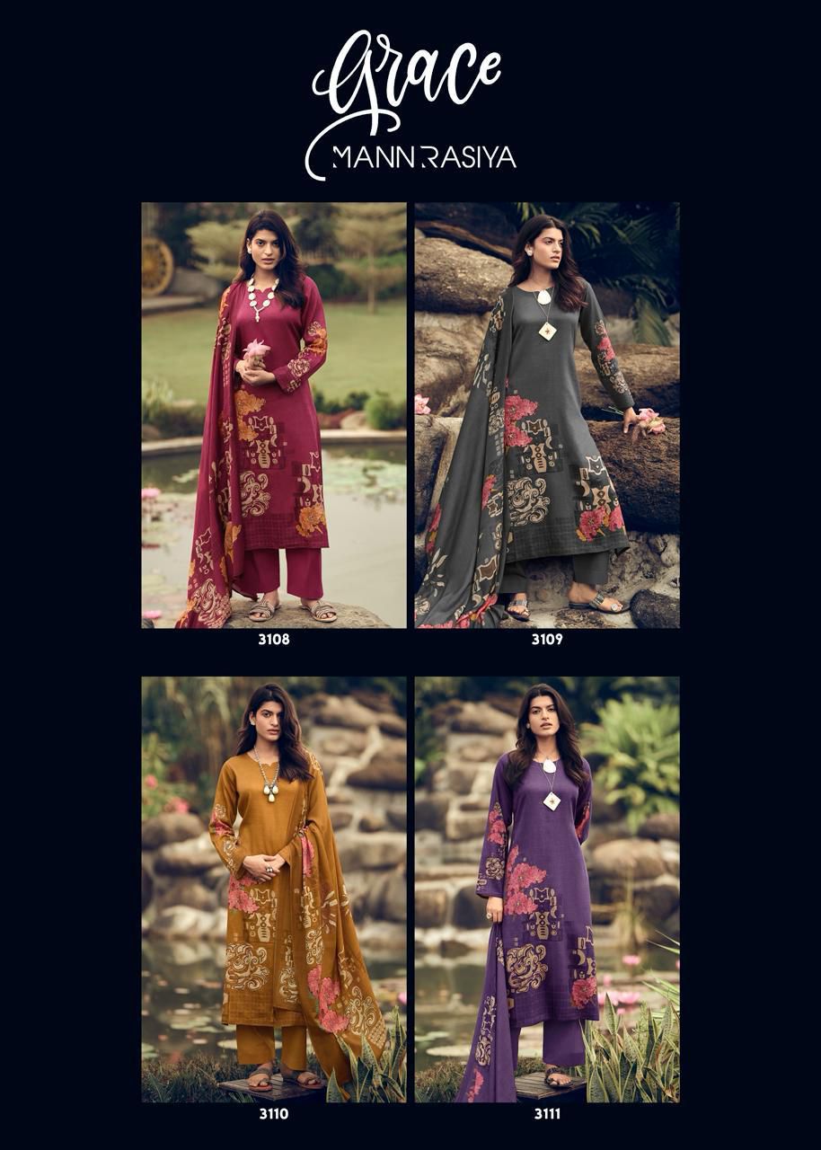 Mannrasiya grace ladies suits wholesalers n manufacturers