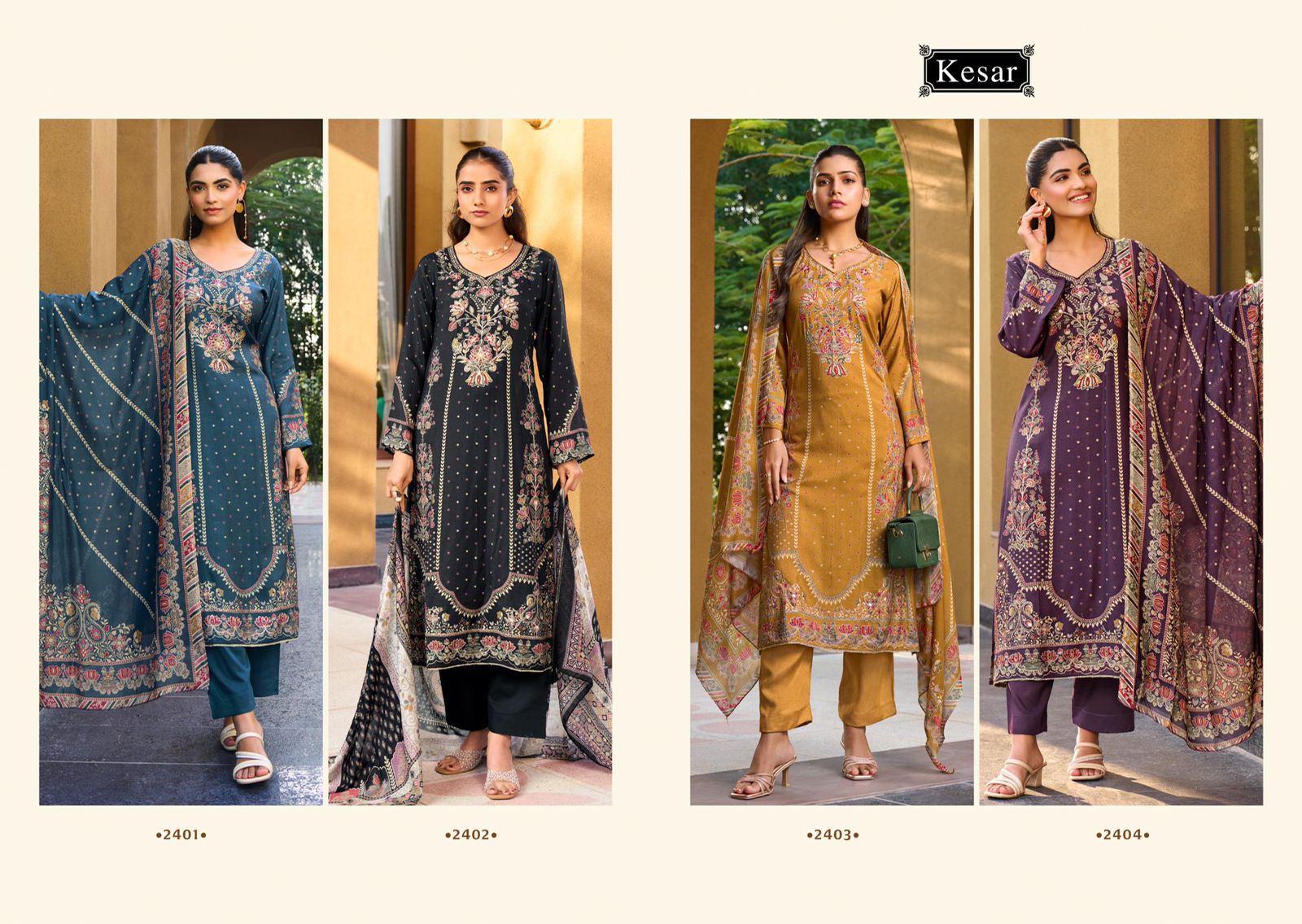Kesar lushe ladies suits wholesalers n manufacturers
