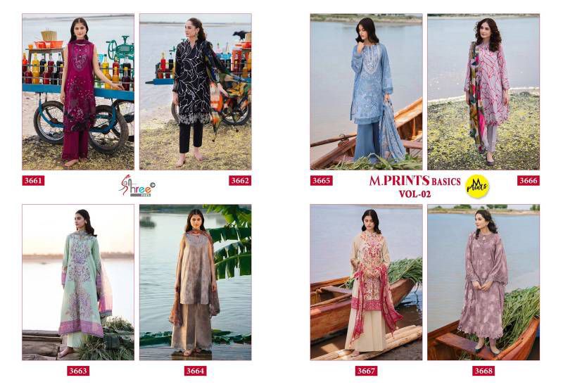 M prints basics 2 shree* pakistani suits