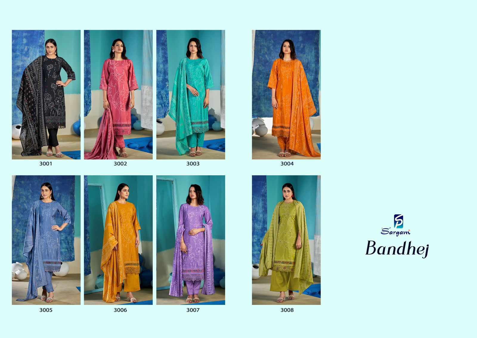 Sargam bandhej viscose modal