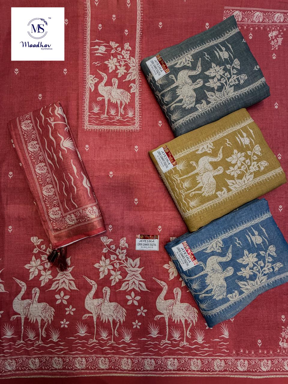 Madhav ayesha ladies suits wholesalers n manufacturers