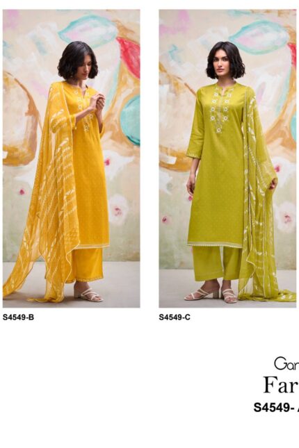 Ganga farvya 4549 ladies suits wholesalers
