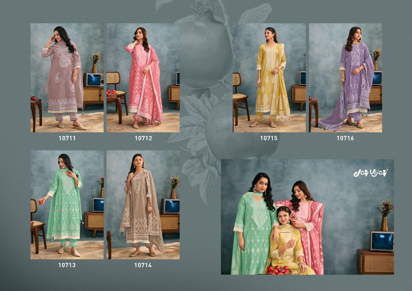Jay vijay Anardana ladies cotton suits wholesalers