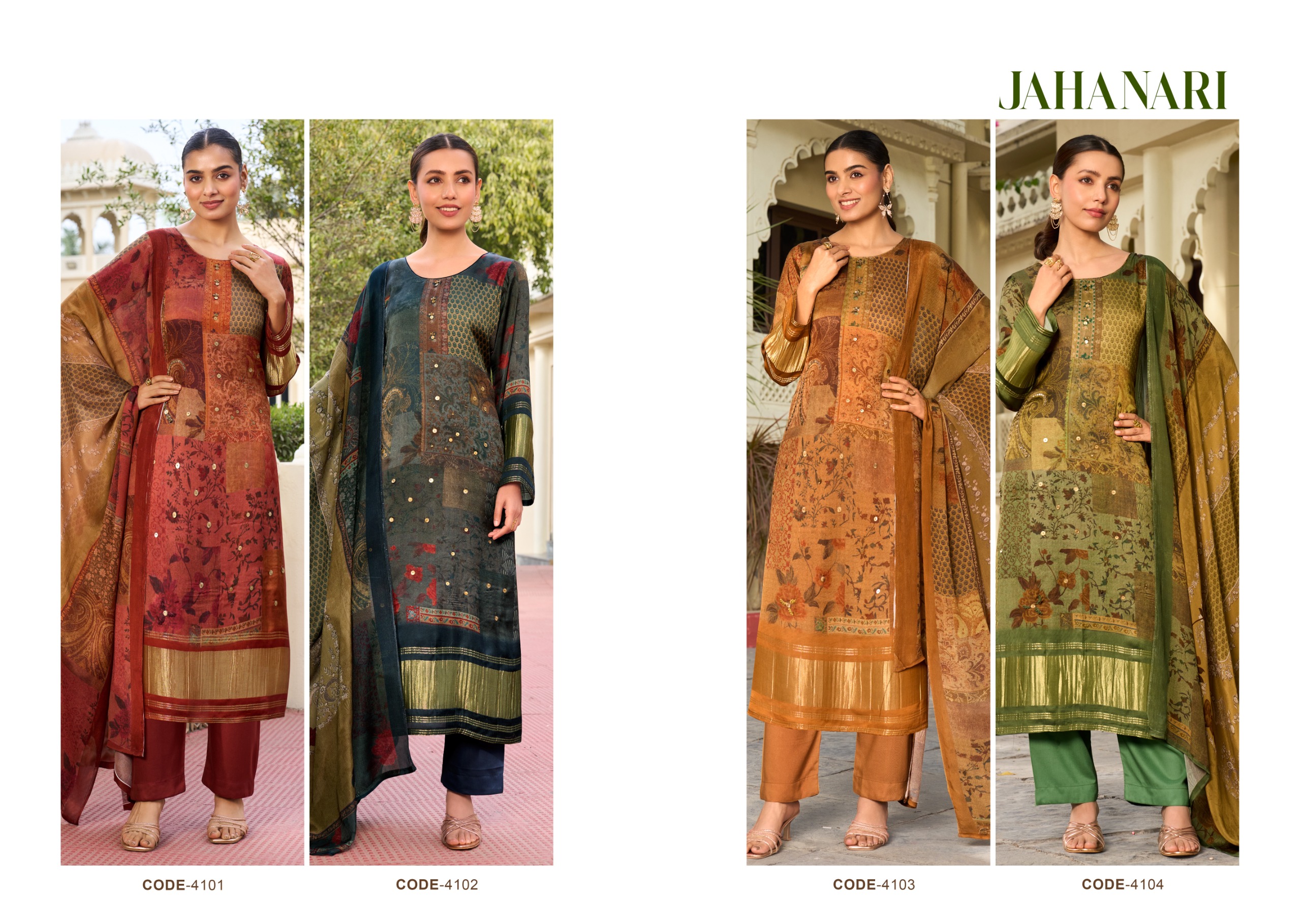 Rupali jahanari ladies suits wholesalers