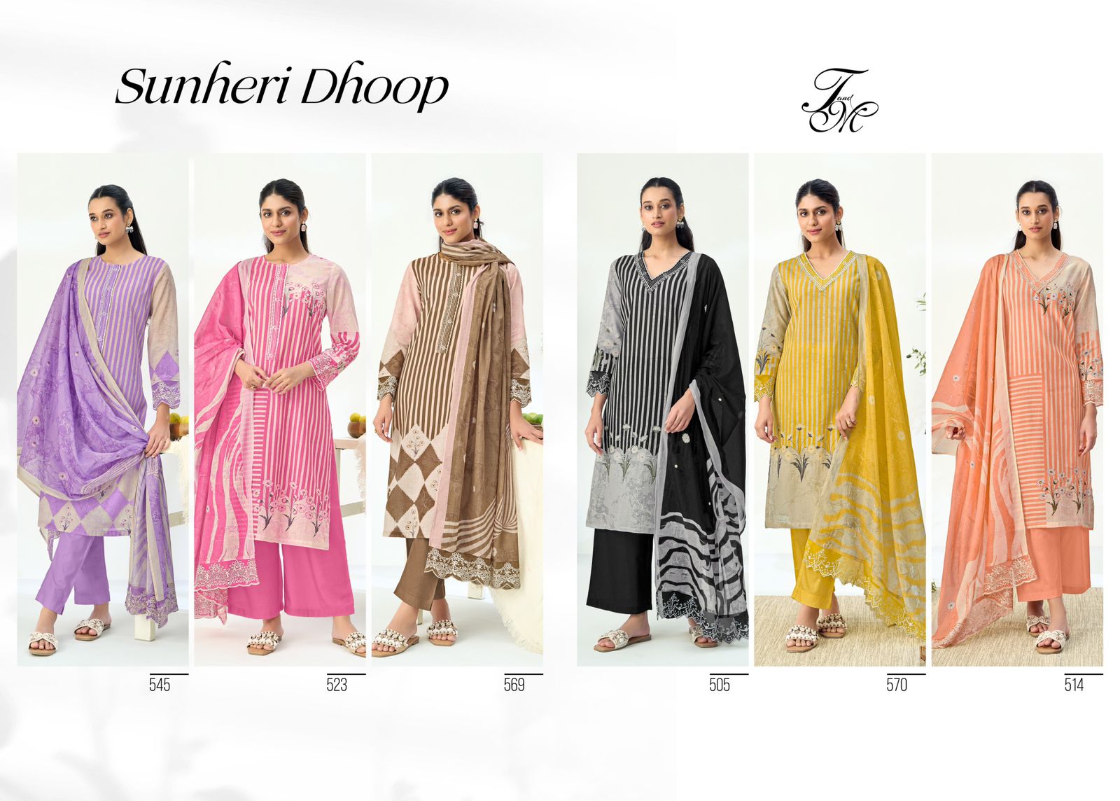 Tm Sunheri Dhoop ladies suits wholesalers