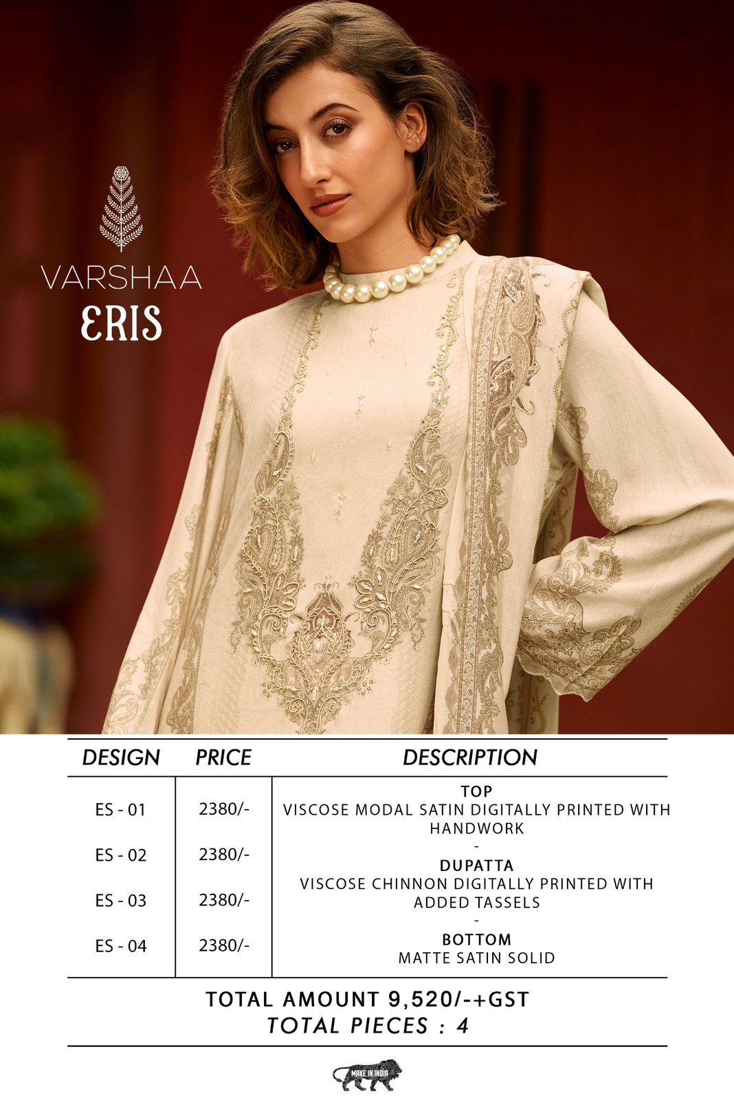 Varsha Eris ladies suits wholesalers