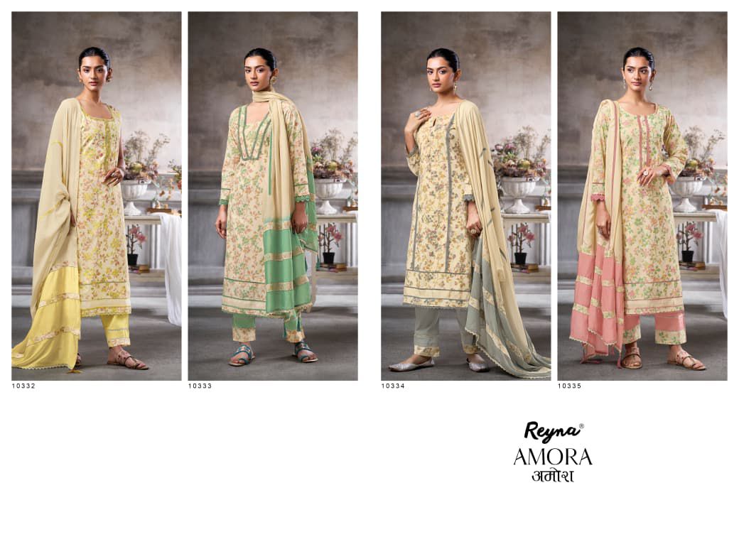 Reyna Amora cotton ladies suits wholesalers