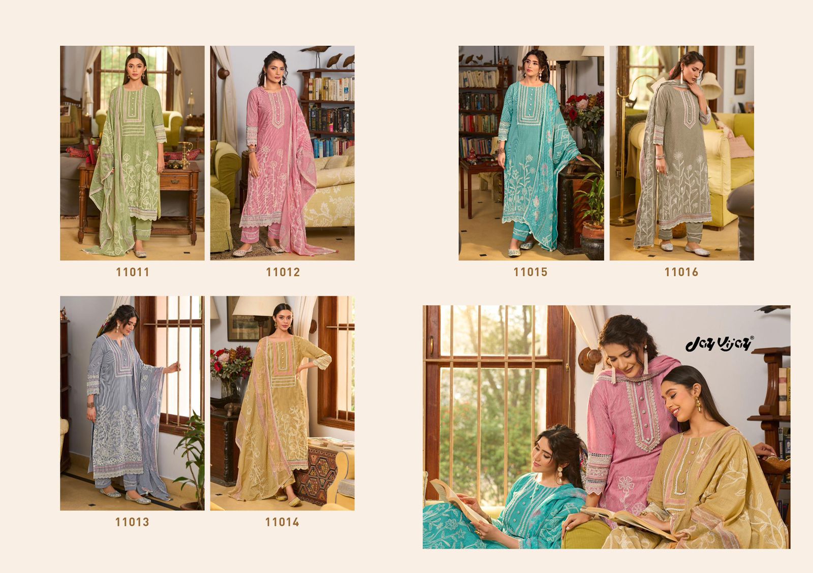 Jay Vijay Basera ladies cotton suits wholesalers