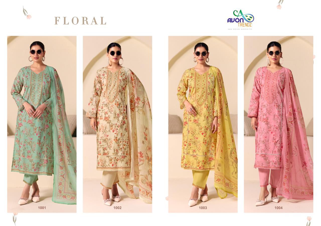 Avon Floral ladies suits wholesalers