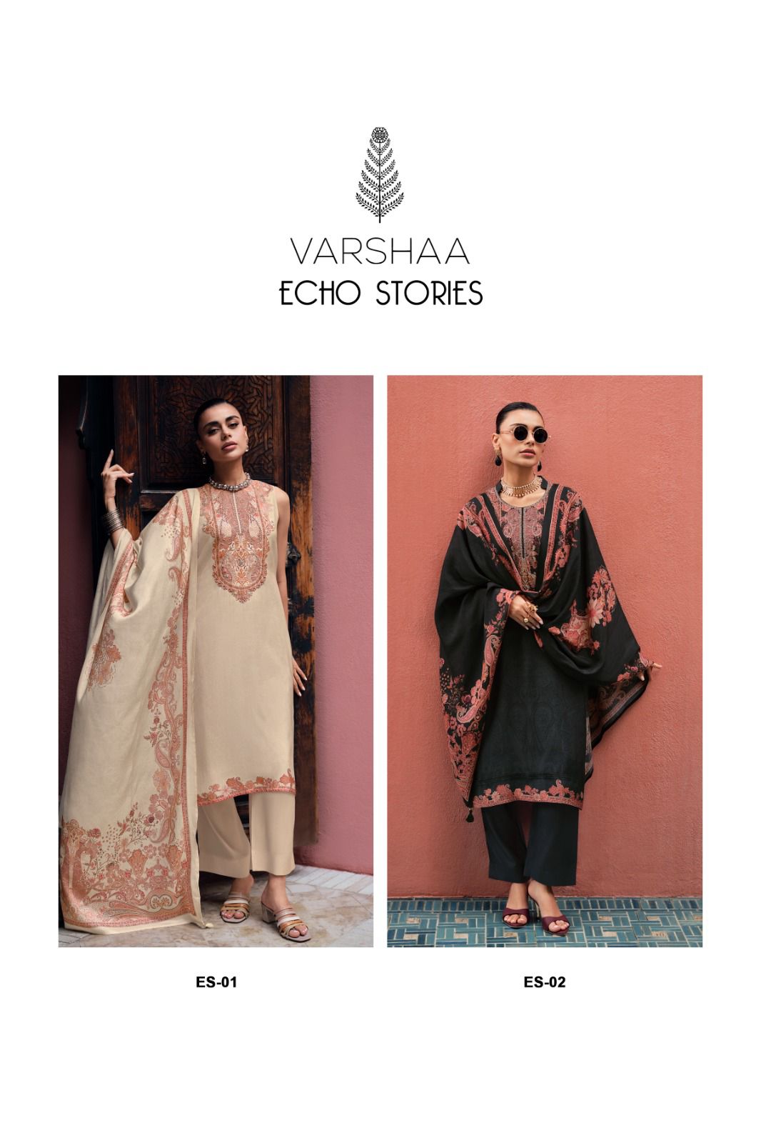 Varsha Echo Stores muslin ladies suits wholesalers