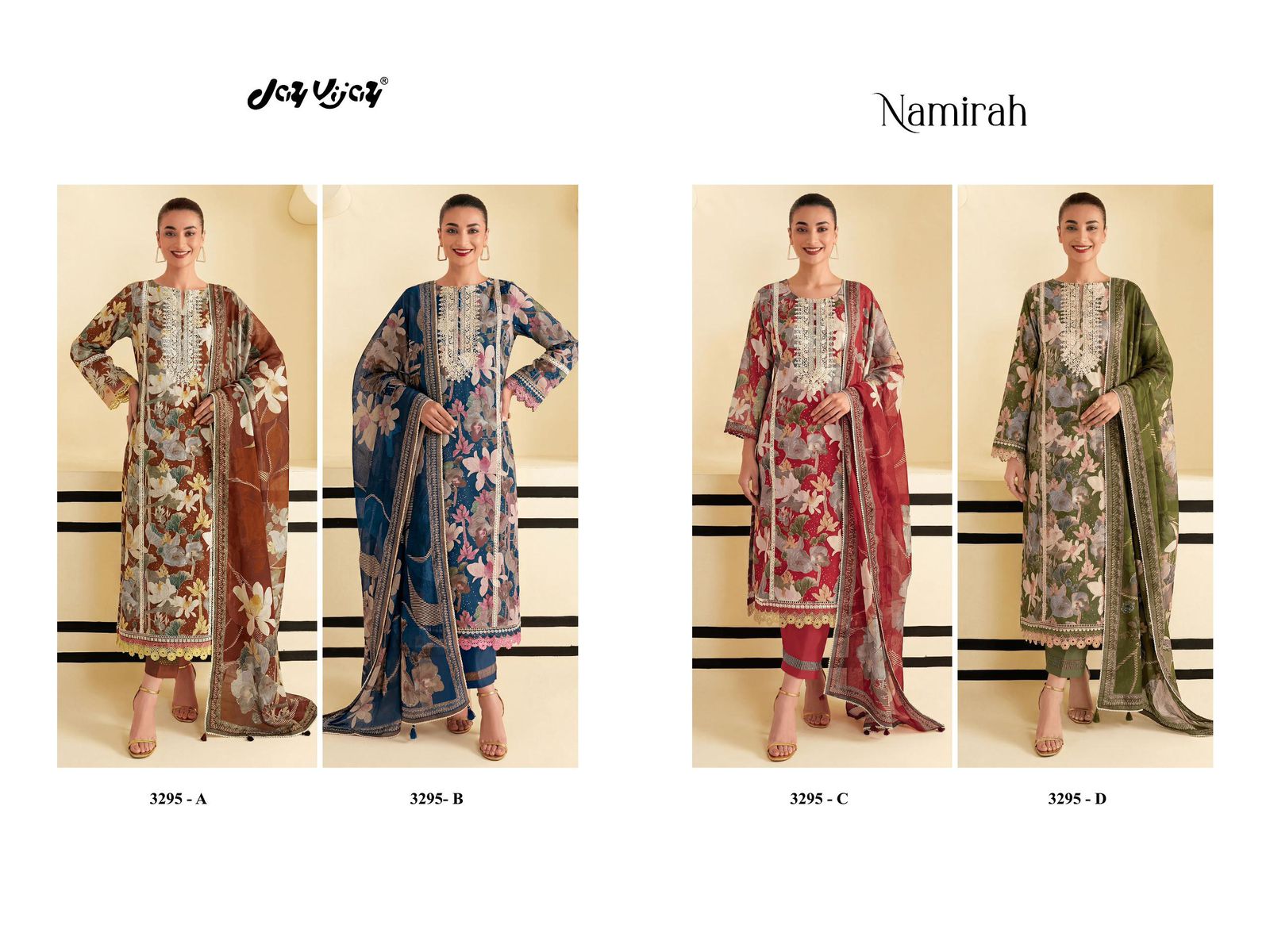 Jay Vijay Namirah ladies cotton suits wholesalers