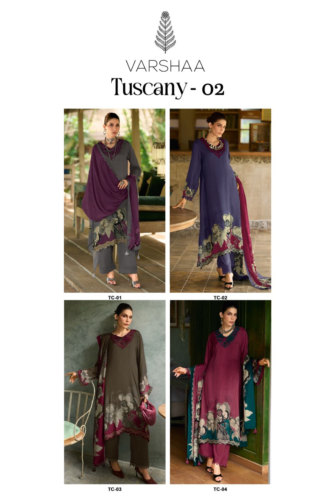 Varsha Tuscany Vol 02 viscose muslin