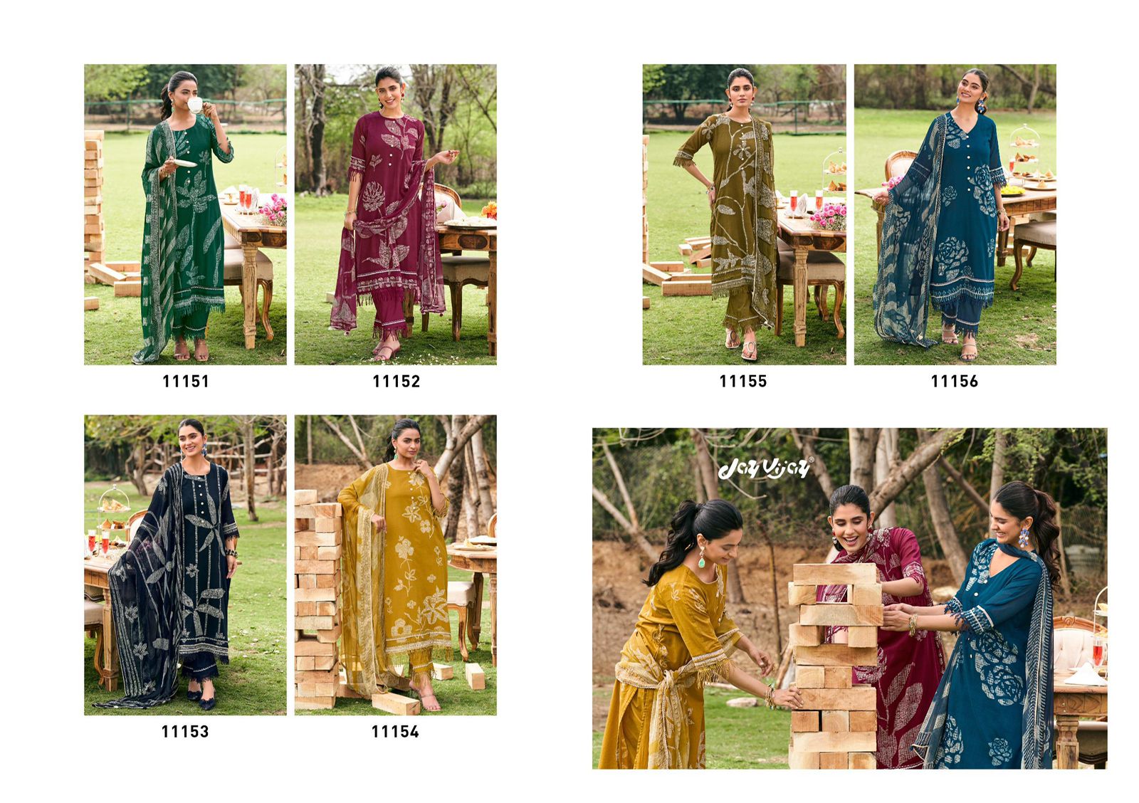 Jay Vijay Khushnuma  ladies cotton suits