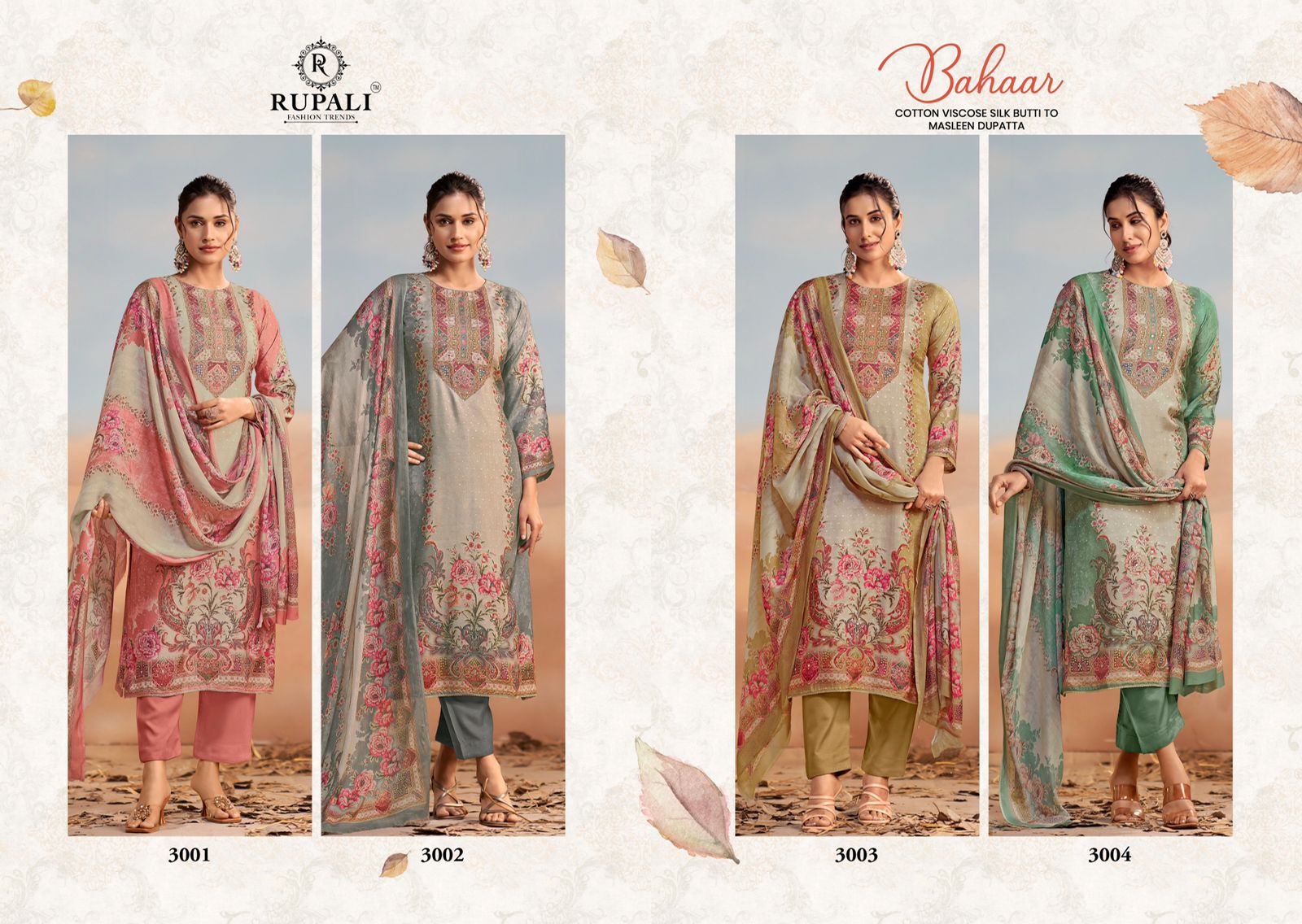 Bahaar Viscose Muslin Suit by RUPALI FASHION - 6
