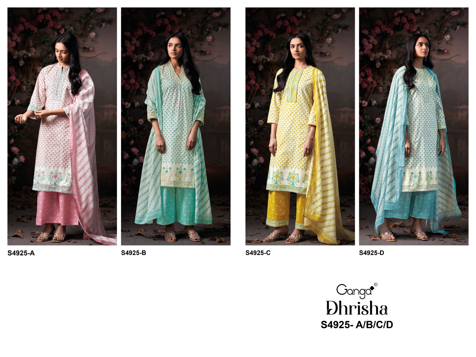 Ganga Dhrisha 4925 Cotton Suit