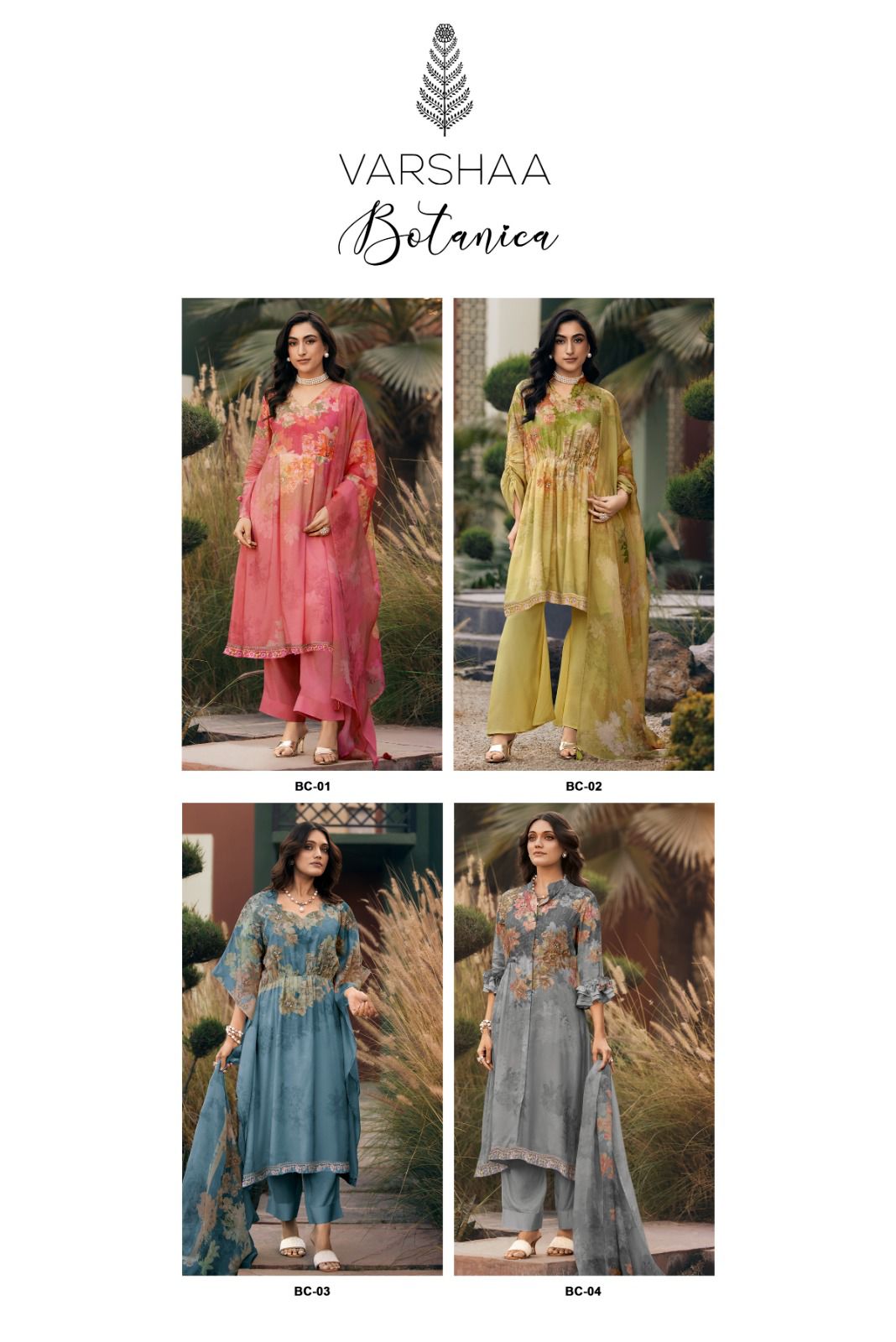 varsha-botanica-suits ladies suits wholesalers