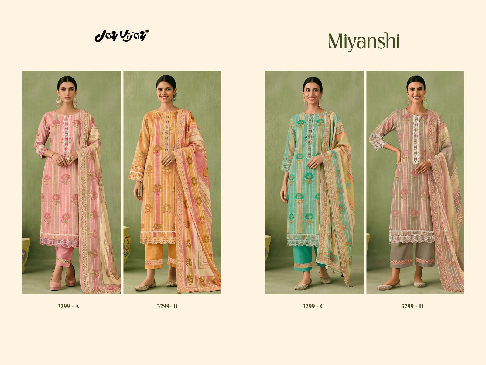 Jay Vijay Miyanshi Ladies suits wholesalers