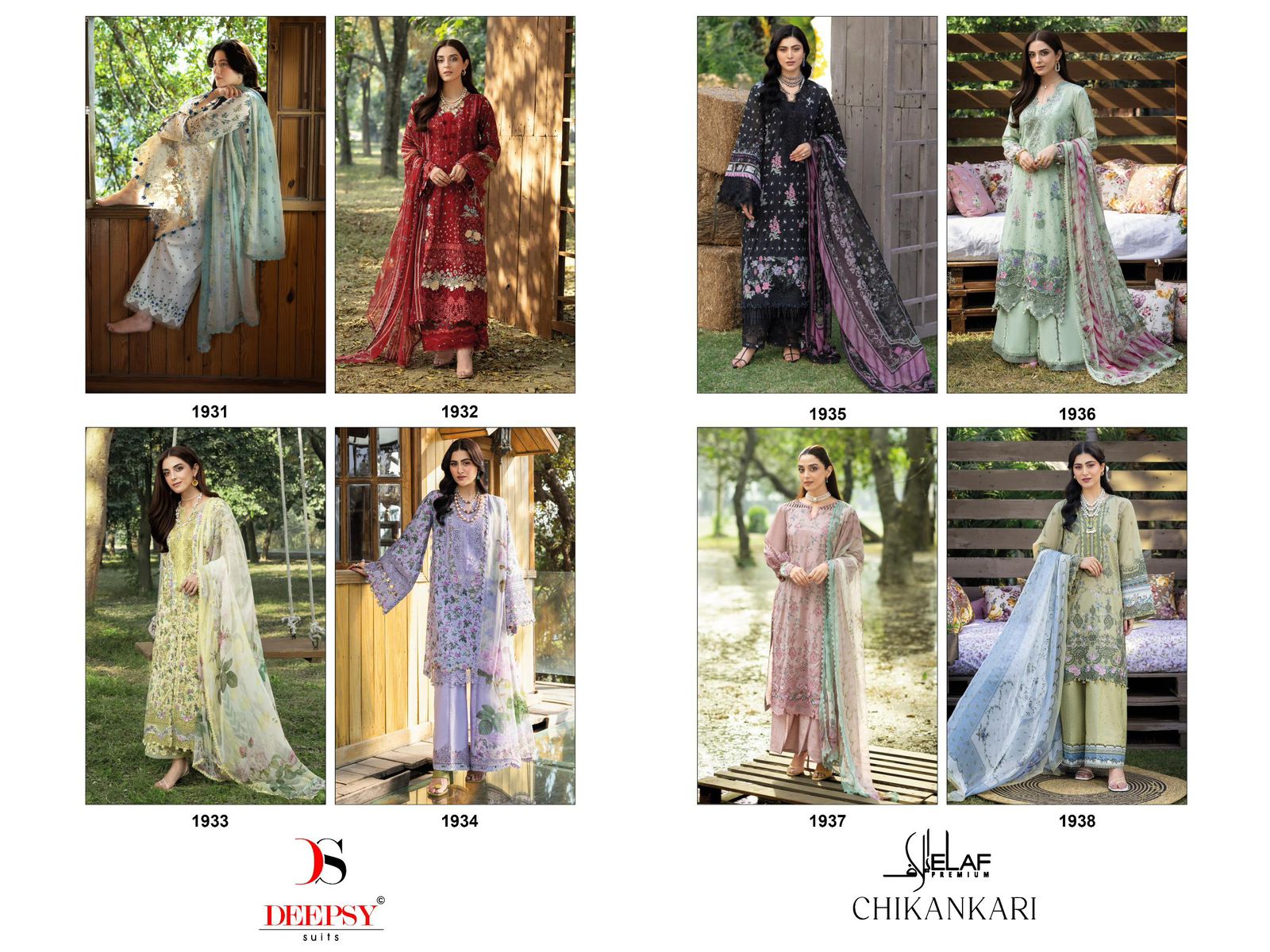 elaf-chikankari-suits ladies suits wholesalers