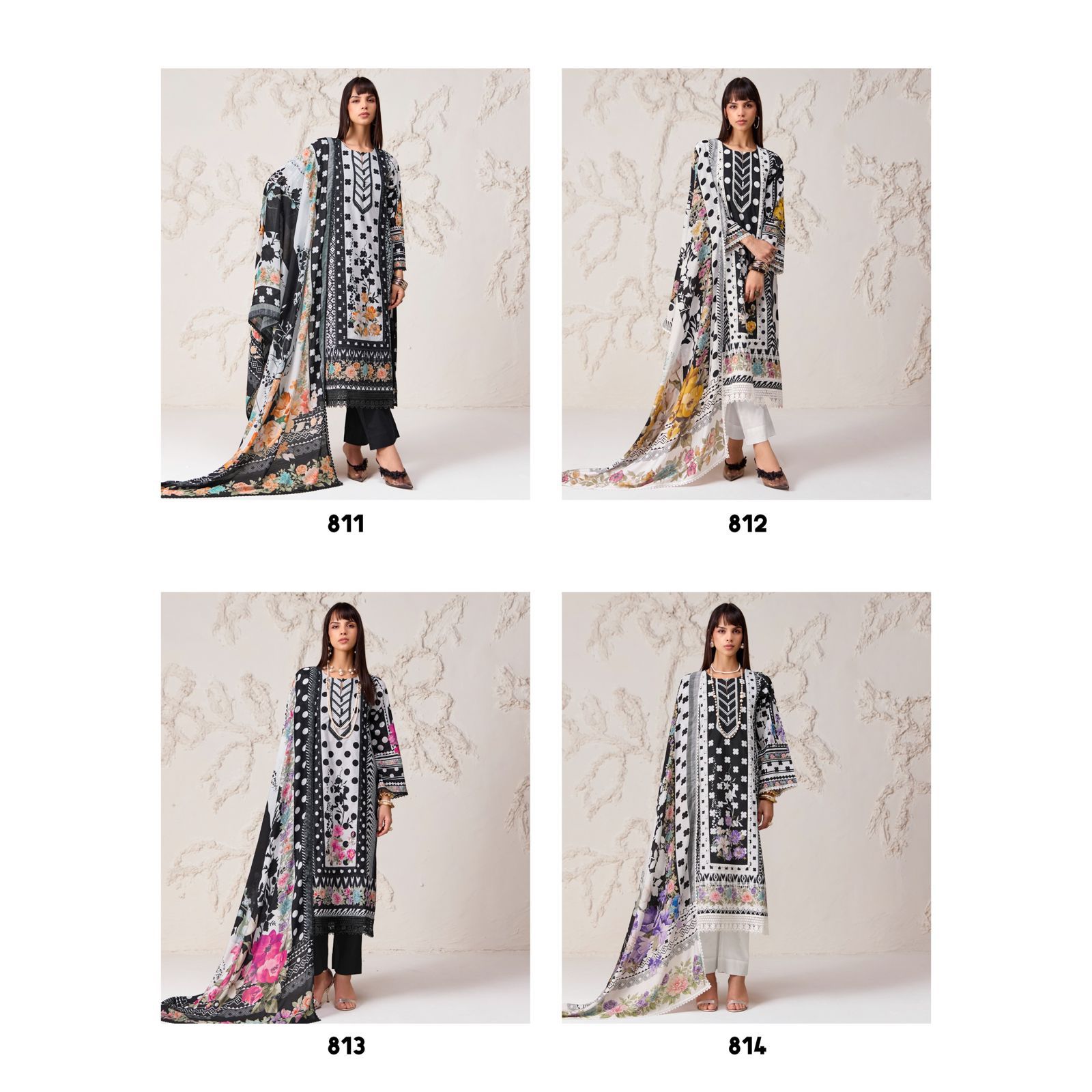 Kimora Polka Ladies suits wholesalers