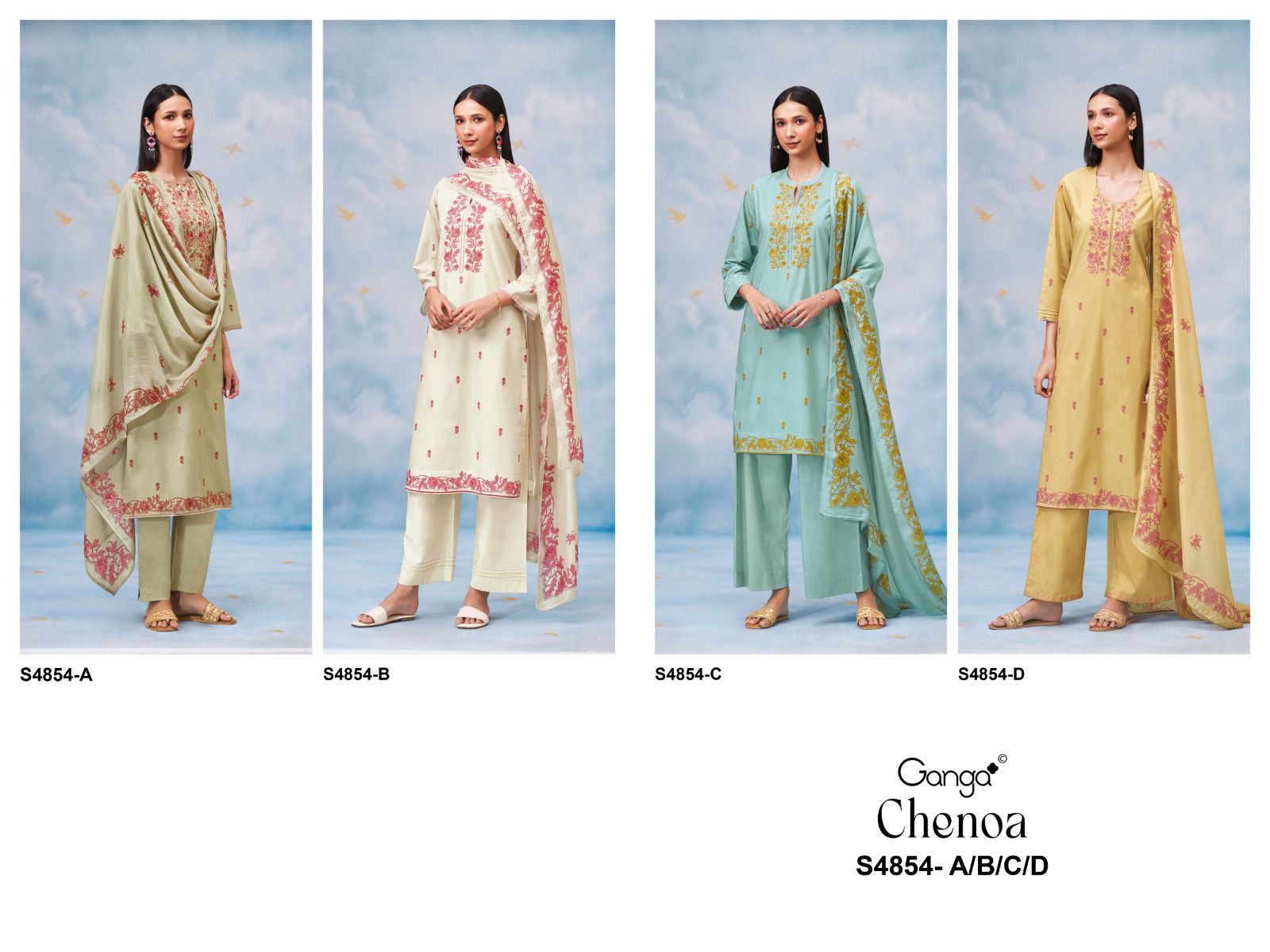 Ganga Chenoa 4854 Ladies suits