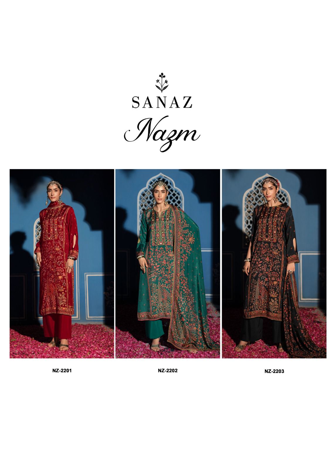 Nazm by Sanaz ladies suits wholesalers