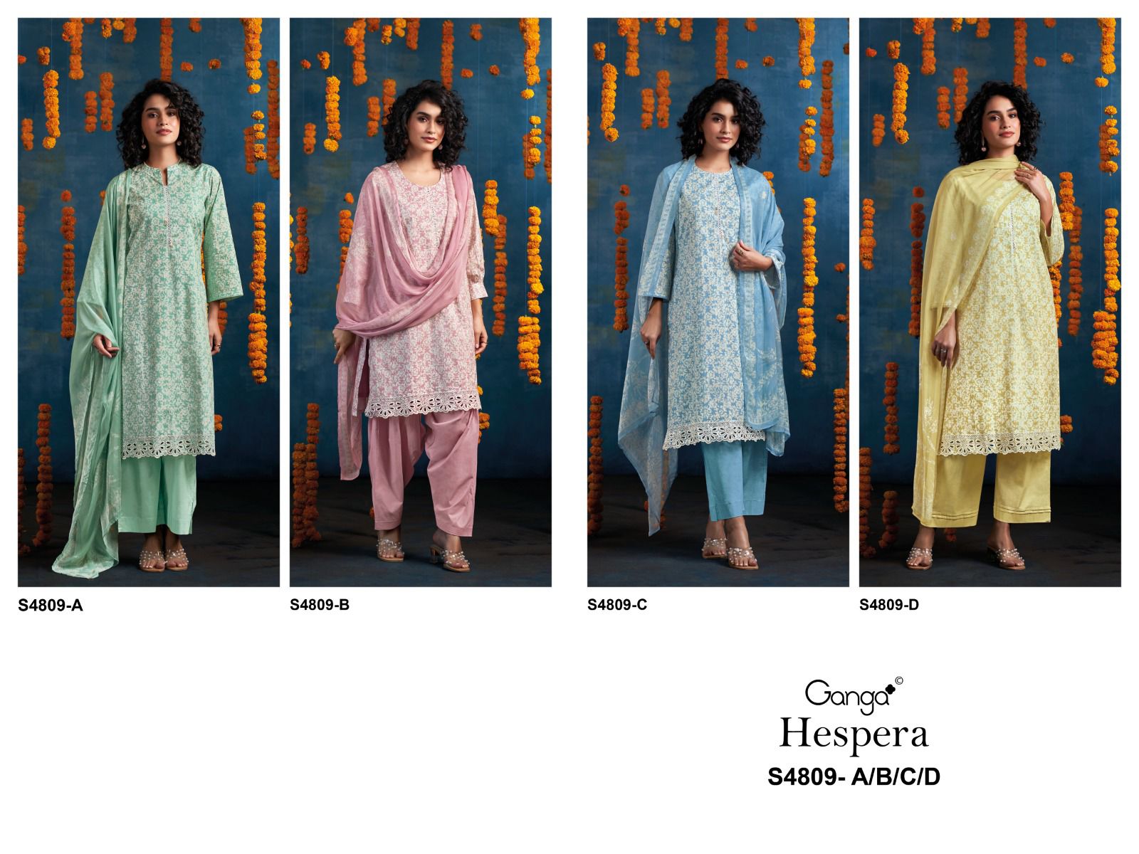 Ganga Hespera 4809 ladies suits