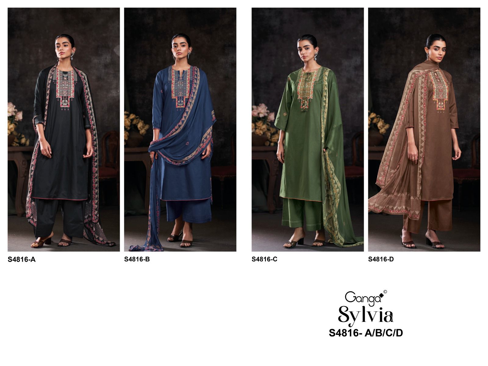 Sylvia 4816 by Ganga ladies suits