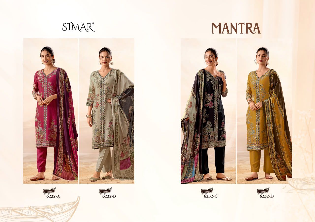 Simar Mantra by Glossy Ladies suits wholesalers