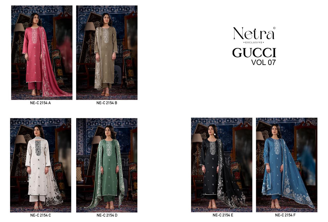Netra Gucci Vol-7 ladies suits wholesalers