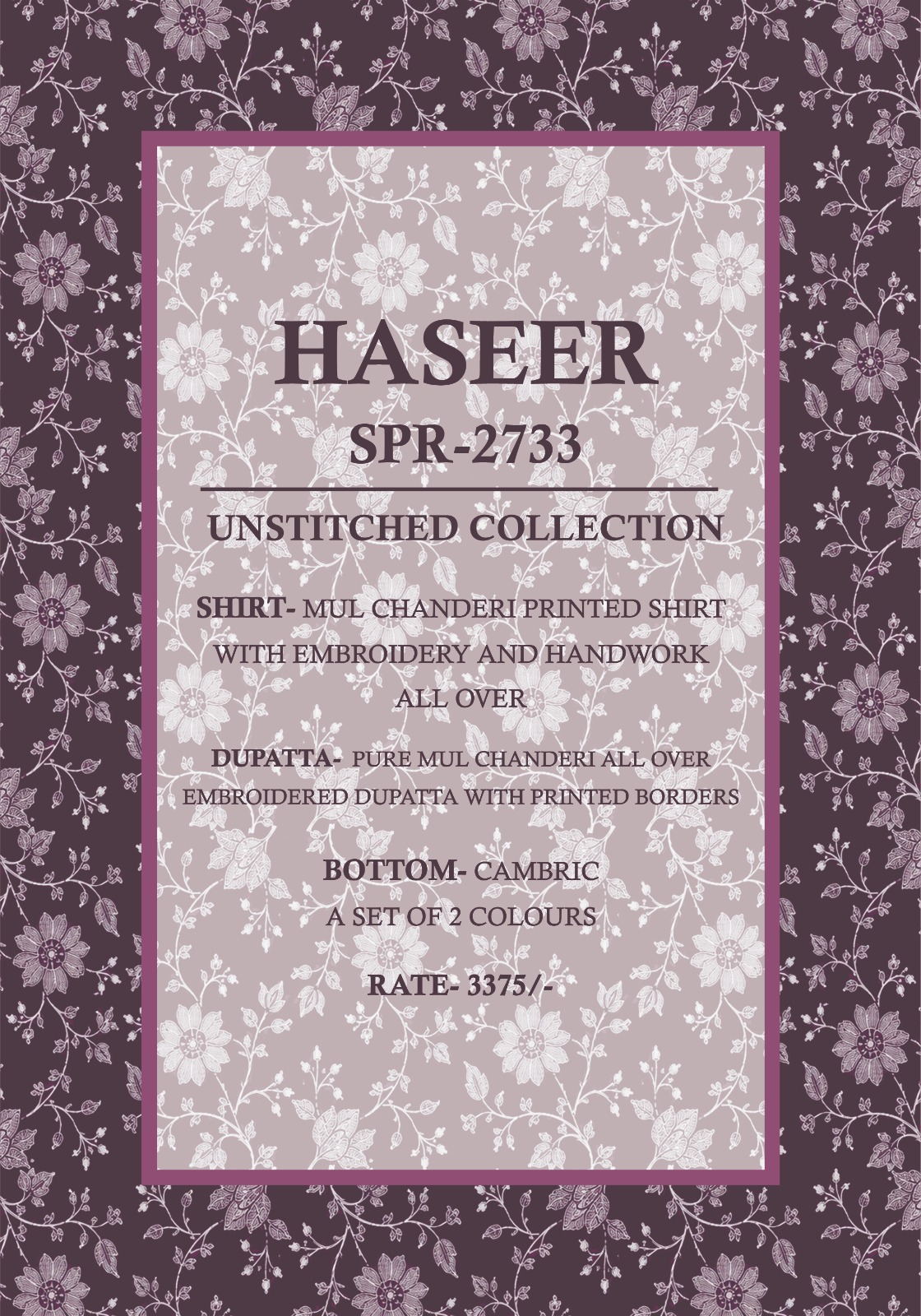 Naariti Haseer ladies suits wholesalers
