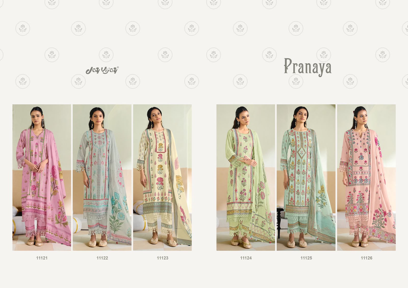 Jay Vijay Pranaya cotton ladies suits