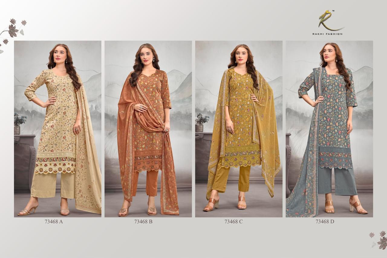 Rakhi Summer Petals ladies suits wholesalers