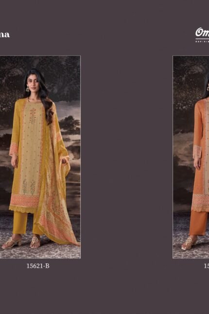 Omtex Fatima by Omtex organza ladies suits wholesalers