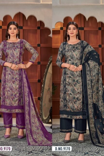 Laxmi Adah D.No. 9170 ladies cotton suite wholesalers