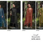 Ganga Kiyanshi 4735 cotton satin suits wholesalers