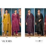 Kilory Trends Victoria  Gajji Silk Foil Suit - 6 Designs @ ₹1395 | Beads Embroidery Muslin Dupatta