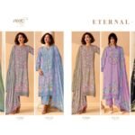 Kimora Eternal - 2Muslin Resham Embroidery Suit - 6 Designs @ ₹2175 | Chinnon Scallop Dupatta