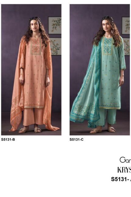 Ganga Kristen 5131 Ladies suits wholesalers
