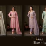 Ibiza Samia-5 Bangalori Silk Jacquard Handwork Suit - 4 Designs @ ₹1895 | Pure Jacquard Santoon Bottom