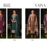 Kesar Naina Silk Jacquard Bead Handwork Suit