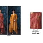 Ganga Beryssa 5179 Bemberg Russian Silk Printed Suit - 4 Designs @ ₹2350 | Swarovski Hand Work