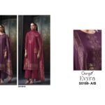Ganga Evyra 5189  Bemberg Russian Silk Printed Suit - 4 Designs @ ₹2230 | Schiffli Lace Work