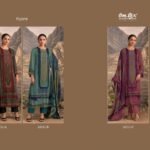 Omtex Kyomi Rumi Silk Chiffon Suit - 3 Designs @ ₹2695 | Embroidery Patch Work