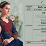 Rakhi Safarnama Bemberg Diamond Silk Suit - 4 Designs @ ₹2695 | Swarovski Hand Work