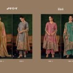 Jay Vijay Khush 3348 Bemberg Giraffe Digital Print Suit with Handwork